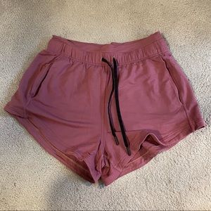 Inner glow high rise lululemon shorts mauve